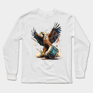 Eagle And Drum Long Sleeve T-Shirt